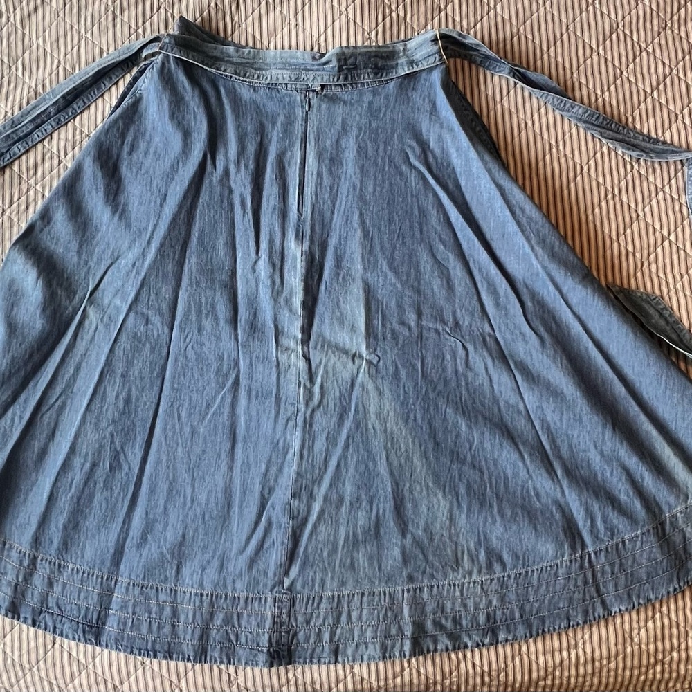 Kate Spade Mainline Chambray Midi Skirt NWT Size 10 - Picture 11 of 11